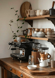 Coffee corner setup 1